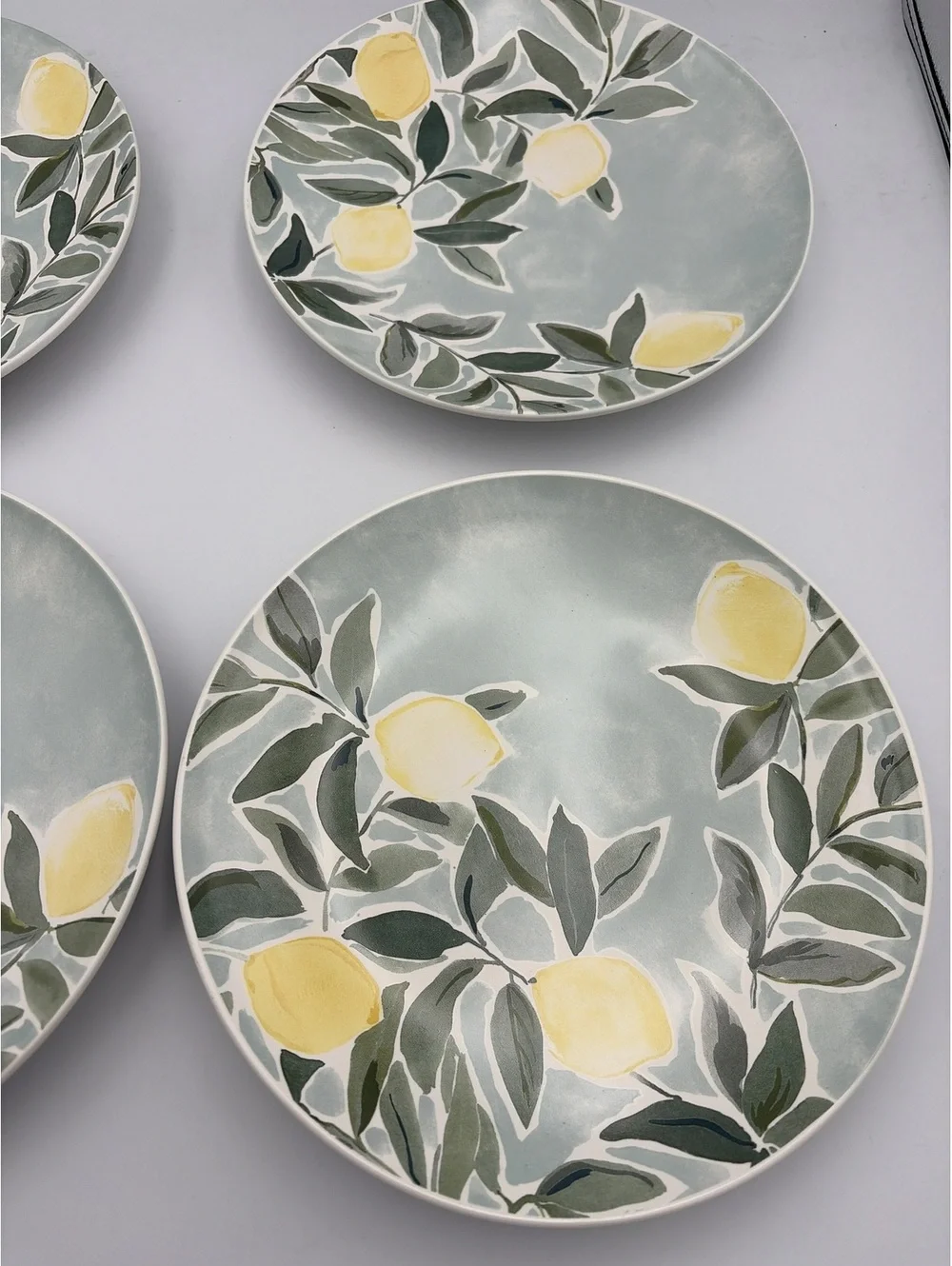 Pottery Barn X Rebecca Atwood Set of 4 dessert plates Excellent Condition